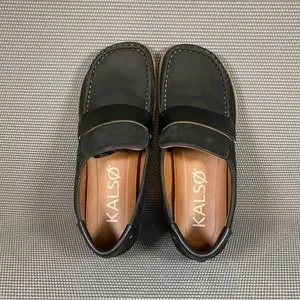 ? Kalso Earth Shoe Dabb Nubuck Slip On Men’s US 11 EU 44 Black Leather Kalso Men main image 3